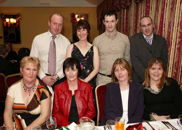 Group from Baxter pictured at their Christmas Party in Breaffy House Hotel and Spa, Castlebar, front from left: Angela Murphy, Mary Gibbons, Anne Oosten, and Josephine McManamon, At back: Val and Bridget McCormack,  Brendan Mulroy,  and Nigel Harcourt. Photo Michael Donnelly

