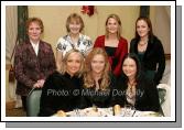 Group from St Angela's N.S. Castlebar, pictured at their Christmas Party night in the Welcome Inn Hotel Castlebar, front from left: Neasa McGowan, Deirdre Foy, and Rosn Cogan; At back: Mary King, Chris Bartley, Michelle Grier and Rose Mary Carney. Photo:  Michael Donnelly