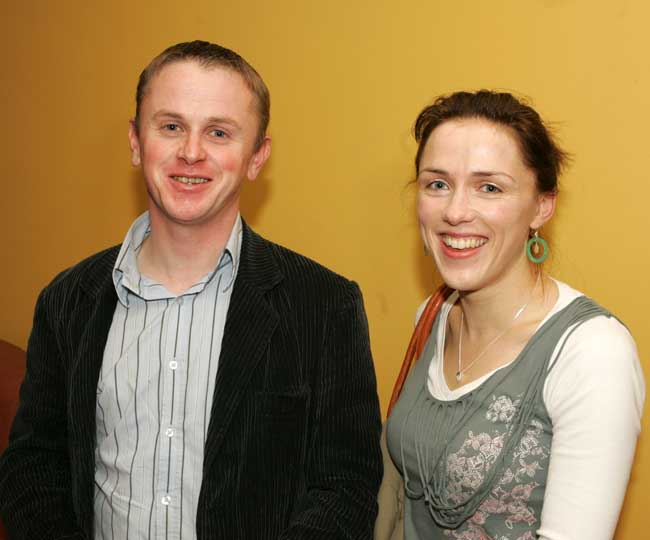 Michael and Marita Golden Ballina pictured at the Des Bishop show in the TF Royal Theatre Castlebar.  Photo: Michael Donnelly.