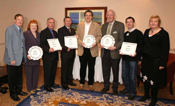 Mayo Group pictured at the Community Games Media Awards presentation in the Mount Wolseley Hotel, Tullow Co Carlow, included in photo from left: Bernie Finan, Ardagh Ballina National Executive; Mary McGreal Mayo Community Games; Aidan Henry, Connacht Telegraph Sports Journalist; Michael Brophy, Mayo Community Games PRO; Edwin McGreal, Mayo News Sports Journalist; Michael Donnelly, Photography Award; Gerry McGuinness, Mayo Community Games Secretary; and Margaret Bolton, National PRO Community Games. Photo Michael Donnelly. 

