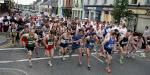 The start of the DeCare Road Race and Walk in aid of Mayo Cancer Support Association in Claremorris on Saturday evening last
