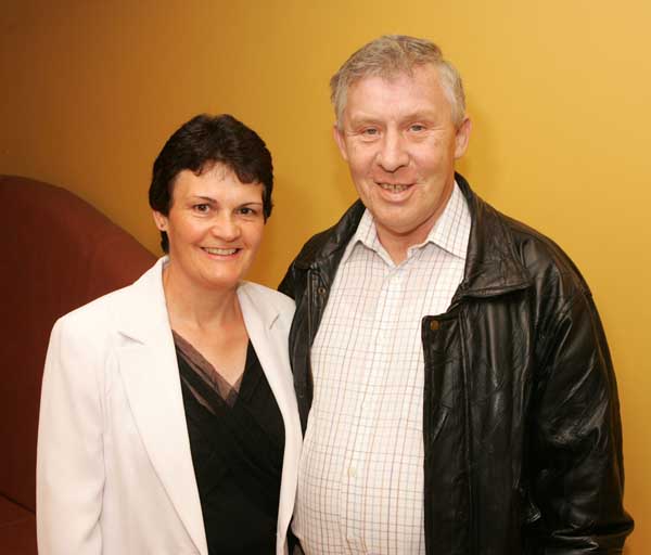 Teresa and Michael Butler, Swinford, pictured at "Remembering Kieran" (a tribute to Kieran Murphy Ballinrobe), in the tf Royal Theatre Castlebar. Photo:  Michael Donnelly