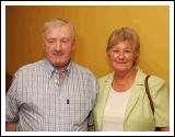 Jimmy McDonnell and Mary Teresa O'Flaherty pictured at "Remebering Kieran" (a tribute to Kieran Murphy Ballinrobe), in the tf Royal Theatre Castlebar. Photo:  Michael Donnelly