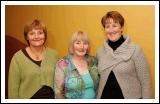 Kathleen Burke, Breege Holmes, Foxford, and Kathleen Brogan, Knockmore, pictured at "Remembering Kieran" (a tribute to Kieran Murphy Ballinrobe), in the tf Royal Theatre Castlebar. Photo:  Michael Donnelly