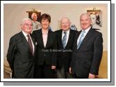 Pictured at the informal dinner of Muintir Maigheo Galway and Dublin in Pontoon Bridge Hotel, Pontoon, from left: Donal Downes,  Muintir Maigheo Galway; Breeta Geary,General manager Pontoon Bridge Hotel; John Walkin, chairman North West Regional Fisheries Board and Bernard O'Hara, Muintir Maigheo Galway. Photo:  Michael Donnelly