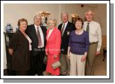 Pictured at the informal dinner of Muintir Mhaigheo Galway and Dublin in Pontoon Bridge Hotel, Pontoon, from left: Ann Geary Pontoon Bridge Hotel; Pearse Culkin chairman Muintir Mhaigheo Dublin; Nancy and Dan O'Neill and Carmel and Andy Dunleavy, Muintir Mhaigheo Galway. Photo:  Michael Donnelly 