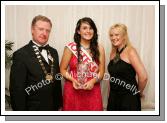 Laura O'Sullivan, Celbridge Co Kildare winner of the Hostess of the Year at the final of "The National Youth Awards 2007" hosted by the No Name! Club in the TF Royal Theatre Castlebar pictured with Anthony McCormack, National Chairman of the "No Name Club" and Nikki Hayes (2fm DJ) and compere on the night. Photo:  Michael Donnelly