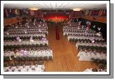 Table layout and stage for "The National Youth Awards 2007" hosted by the No Name! Club in the TF Royal Theatre Castlebar. Photo:  Michael Donnelly