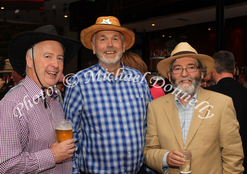 John McHugh, Joe Mulroy, and Joe Beirne pictured at the Castlebar Rotary President's Night (Caroline Costello)  in  Breaffy House Resort, Castlebar. Photo: © Michael Donnelly