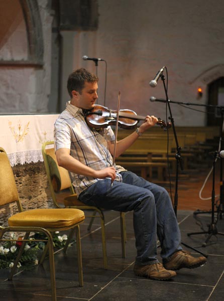 John McEvilly at Recital in Ballintubber Abbey in aid of the Niall Mellon Trust fundraiser for Willie Murphy, Ballyheane. Photo:  Michael Donnelly