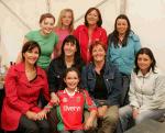 Group pictured in the Hospitality Marquee  at Claremorris Agricultural Show back from left: Karen Hanley, Nicole Hanley, Elaine Gallagher, Michelle Prendergast; Middle row from left to right Julie Smith, Catherine Coleman, Anne Hanley, Sinead Dyer. and at front Shaunagh Smith. Photo Michael Donnelly
