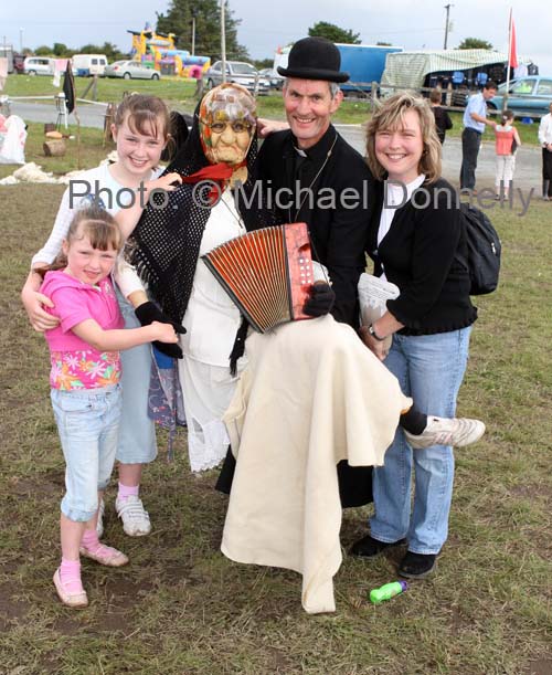 Pictured at Claremorris Agricultural Show, from left: Mairead and Niamh Heneghan, "Granny" and Martin Donnely Milltown and Margaret Kenny. Photo:  Michael Donnelly