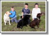 Conor David and Orla McCann, Claregalway pictured at Claremorris Agricultural Show with their Dogs. Photo:  Michael Donnelly