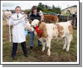Jodie McGeever, Meelick Swinford was the winner of the Young Stockperson award at Claremorris Agricultural Show, Included in photo is Ross McGeever.  Photo:  Michael Donnelly