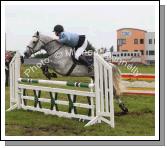 Anna Heffernan, Sligo, on Silver Slaney at Claremorris Show Jumping section of Claremorris Agricultural Show. Photo:  Michael Donnelly