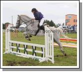 Alice Shally, Garrymore Hollymount on Derry's Dream at Claremorris Show Jumping section of  Claremorris Agricultural Show. Photo:  Michael Donnelly