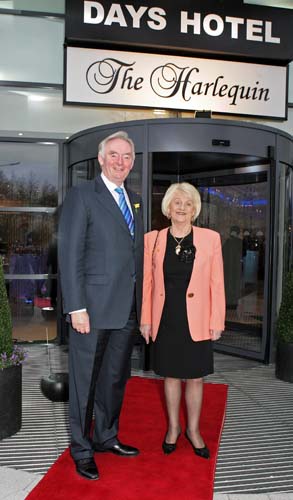 Former E.U. Commissioner Padraig Flynn, and his wife Dorothy  pictured at the official opening of Days Hotel "The Harlequin", Castlebar. Photo:  Michael Donnelly