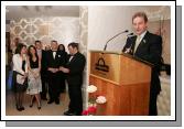 Deputy Enda Kenny, T.D., Leader of Fine Gael, speaking at the official opening of Days Hotel "The Harlequin", Castlebar. Photo:  Michael Donnelly