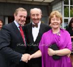 An Taoiseach Enda Kenny TD pictured with Sean and Maureen Noone Belmullet, atthe Mayo Association Worldwide Convention 2011 at Hotel Westport. Photo:Michael Donnelly,