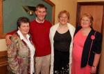 Pictured at the Threshing Social in the Dalton Inn Hotel Claremorris, from left: Nellie Reddington, Breaffy, Martin Donnelly, Milltown; Margaret Coyne Castlebar and Ann Kennedy Charlestown.  Photo: Michael Donnelly.