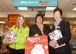 Patsy Cafferkey Cashel Achill, was the first Customer to ring and reserve and also the first customer to collect at the new Argos Store at Hopkins Rd Castlebar, included in photo are Rachel Spencer  and Mary Hoban,  Argos Area secretary  who originallty came from Ballyhaunis. Photo Michael Donnelly