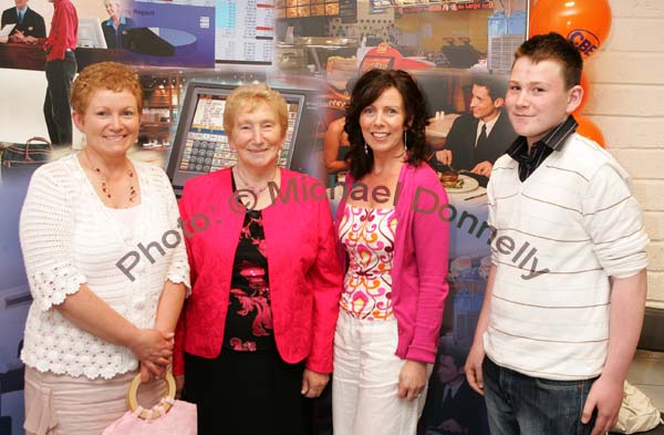 Pictured at the official opening, Blessing and Mass of Thanksgiving of CBE's new Head Office and Research and Development Centre, IDA Business Park Claremorris, front from left: Ann Surlis, Monasteraden, May Henry, Killavil, and Elizabeth and Cian Henry Glencar Co Sligo. Photo:  Michael Donnelly