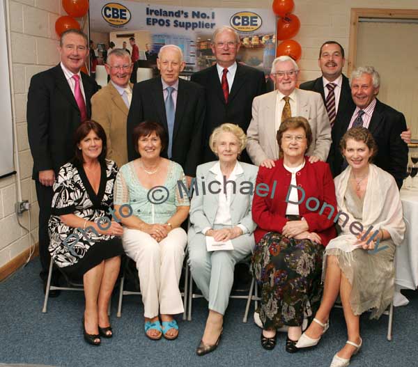 Group pictured at the official opening and Blessing of CBE's new Head Office and Research and Development Centre IDA Business Park Claremorris,  from left: Frank and Bernie Gaughan Galway, Tony and Carmel Barrett, Mihcael Reidy Claremorris; Dan and Nancy O'Neill, Donal and Teresa Downes, Declan Marley, and Dick Kavanagh IRDG, Dublin and front right Sarah McCormack Claremorris. Photo:  Michael Donnelly