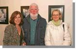Pictured at the official opening of the Exhibition "Reclaiming the Serpent" by Caroline Hopkins Castlebar in the Linenhall Art Centre Castlebar, from left: Kathleen Duffy Westport/Castlebar; Jarlath Cunnane, Castlebar, (Northabout skipper); and Patricia Mannion Westport.  Photo: Michael Donnelly.