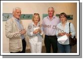 Pictured at the official opening of "Empire of Light" an exhibition of paintings by Chris Banahan, in the Linenhall Arts Centre Castlebar, from left: Val and Judith Walsh, Newport and Michael and Susie Quinn, Kilmeena. The exhibition continues until 30th June. Photo:  Michael Donnelly 