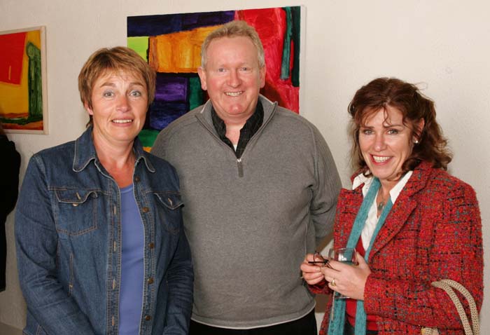 Pictured at the launch /reading of Poetry CD "A Disturbance of Poets" featuring poems by thirteen Mayo Poets in the Linenhall Arts Centre,  Castlebar, from left: Edel Keane, Castlebar, Ollie Burke, Kiltimagh; and Kathleen Duffy, Westport. Photo:  Michael Donnelly