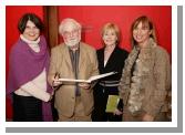 Pictured in the Linenhall Arts Centre, at the launch of  the book Mayo, the Waters and the Wild written by Michael Mullen with paintings by John P McHugh from left: Helen Sheridan Balla;  Michael Mullen (author); Maureen McDonnell and Emer Quinn. Photo: Michael Donnelly