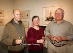 Pictured at the official opening of an Exhibition from the Original Print Gallery in the Linenhall Art Centre Castlebar, from left: Greg Fauria,  Frankfurt, and Helen and Ron Howko, Killasser, Swinford. Photo Michael Donnelly