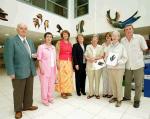 Pictured at the official opening of Exhibition by Sally McKenna at Mayo General Hospital, Castlebar from left Joe McKernan, Petua Mooney, Sally McKenna artist, Chris Regan, Mayo General Hospital; Sadie Mulhern, Eileen Fitzgerald Arts committee, Betty Solan, John Walsh, Arts committee and organiser. Photo Michael Donnelly