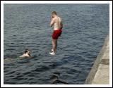 Going for  a dip on Lough Derg