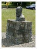 A bust of John A Weaving 1917-1987 Naturalist and lover of the Shannon erected by the I.W.A.I. and his many friends at Terryglass Co Tipperary on beautiful Lough Derg 