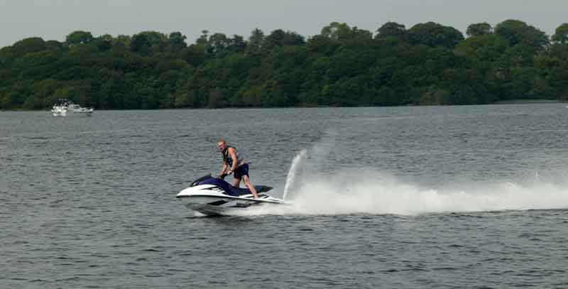 Jet Skiing on Lough Derg