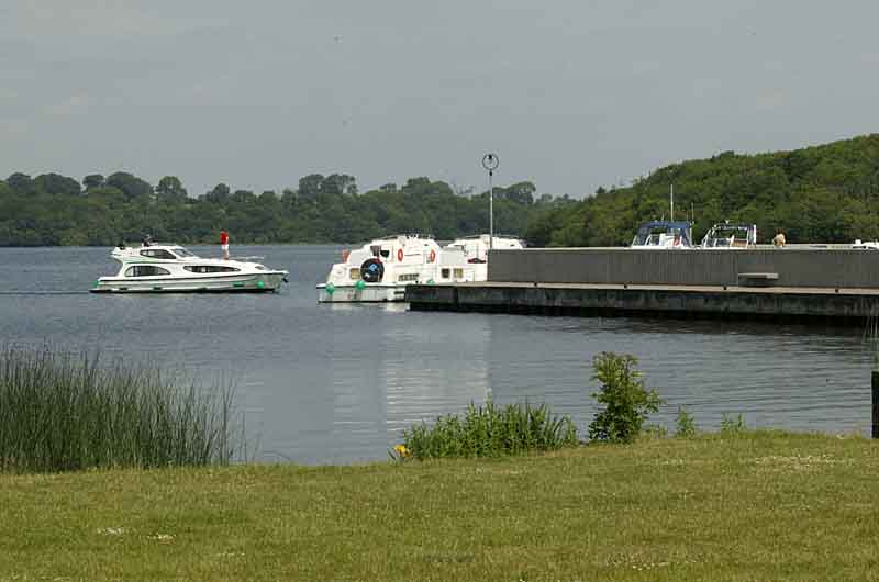 Cruising on beautiful Lough Derg at Terryglass Co Tipperary