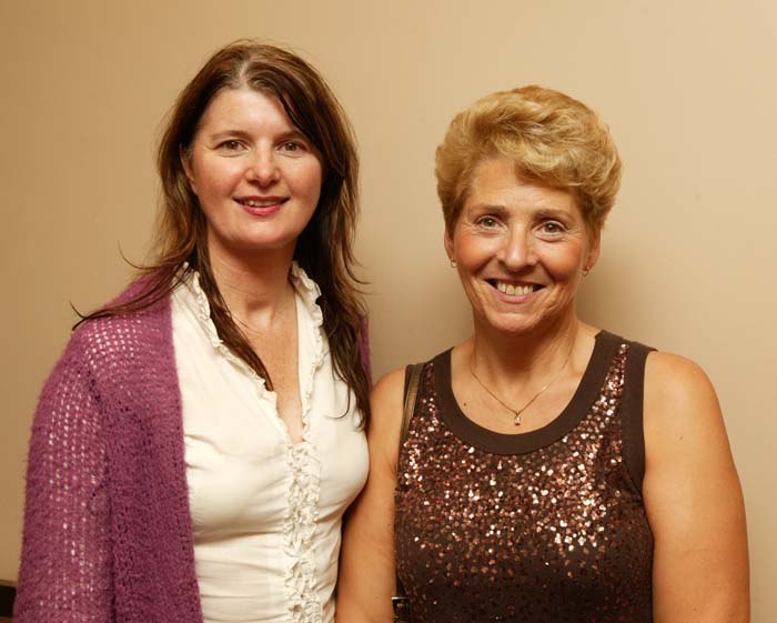 Angela Cox and Madeline Durcan, Ballina, pictured at "Beautiful South" in the tf Royal Theatre, Castlebar. Photo:  Michael Donnelly