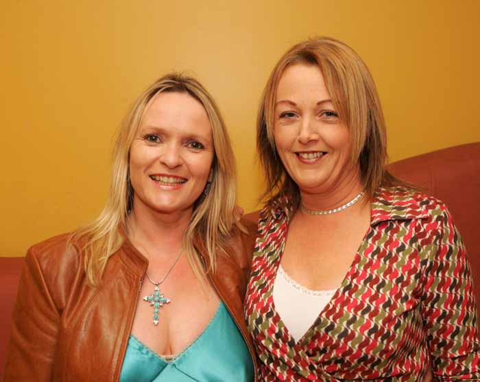 Majella Gavin  and Patricia Jennings, Castlebar, pictured at "Beautiful South" in the tf Royal Theatre, Castlebar. Photo:  Michael Donnelly