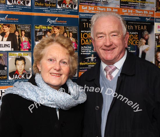 Phyllis and John O'Connell Ballinrobe pictured at "The Buddy Holly Story" in the Castlebar Royal Theatre and Event Centre, Castlebar. Photo:  Michael Donnelly