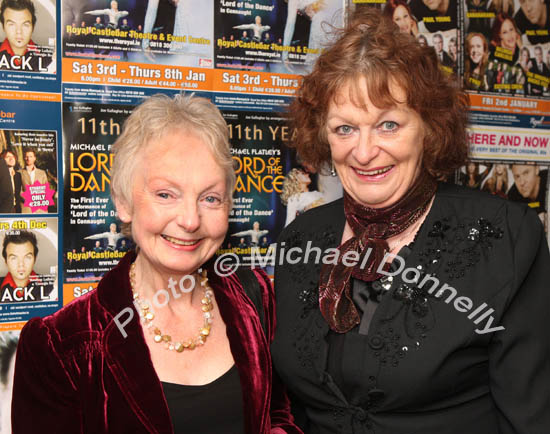 Mary Harvey, and Genevieve Alford, Castlebar, pictured at "The Buddy Holly Story" in the Castlebar Royal Theatre and Event Centre, Castlebar. Photo:  Michael Donnelly