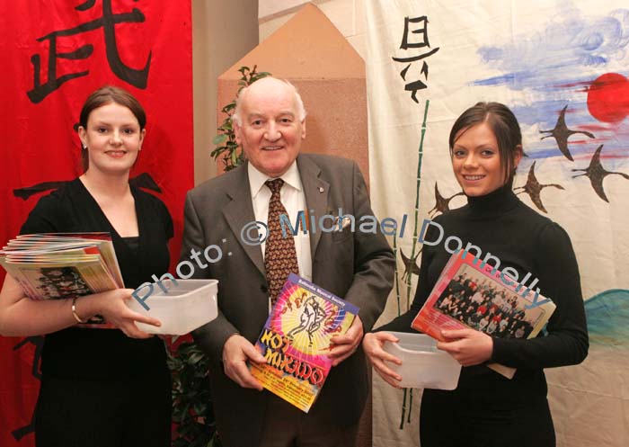 Helping out at Ballinrobe Musical Society production of "Hot Mikado" in Ballinrobe Community  School, from left: Aideen O'Shea, Tony Walkin and Kate McGuinness