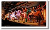 A scene from Ballinrobe Musical Society production of "Hot Mikado" in Ballinrobe Community School, last Sunday night, the production is staged every night till Saturday 24th February. Photo:  Michael Donnelly