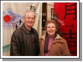 Fair City actor Seamus  and his mother Betty Moran, Ballinrobe, pictured at Ballinrobe Musical Society production of "Hot Mikado" in Ballinrobe Community School, last Sunday night, the production is staged every night till Saturday 24th February. Photo:  Michael Donnelly