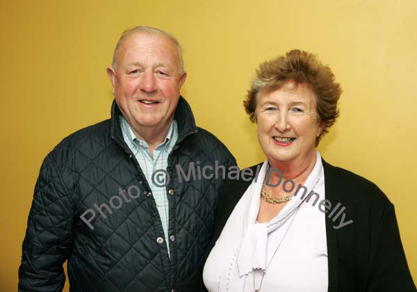 Brendan and Ann Geary, Pontoon, pictured at the Sir James Galway Concert in the TF Royal Theatre, Castlebar. Photo:  Michael Donnelly