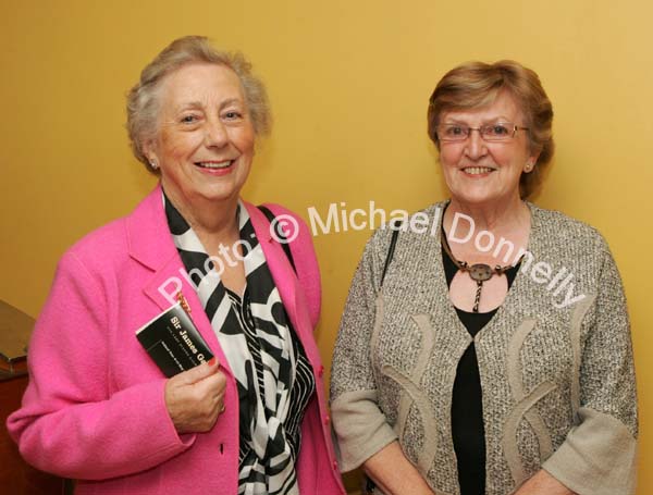 Margaret Gordon, Bettystown Co Meath and Ann Kirwan, Galway, pictured at the Sir James Galway Concert in the TF Royal Theatre, Castlebar. Photo:  Michael Donnelly