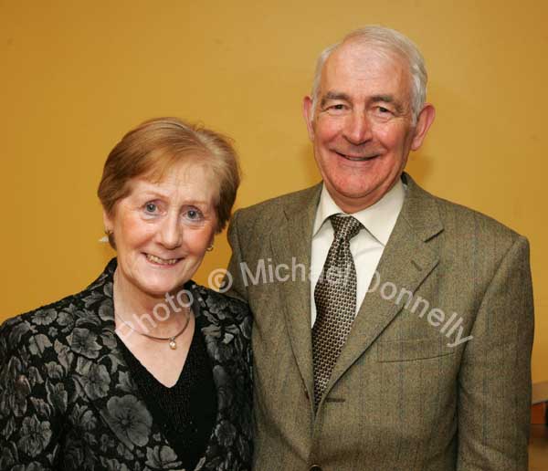 Dora and John Muldoon, Shrule, pictured at the Sir James Galway Concert in the TF Royal Theatre, Castlebar. Photo:  Michael Donnelly