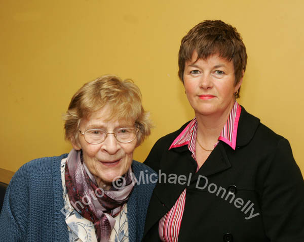 Mary and Deirdre O'Leary Westport, pictured at the Sir James Galway Concert in the TF Royal Theatre, Castlebar. Photo:  Michael Donnelly