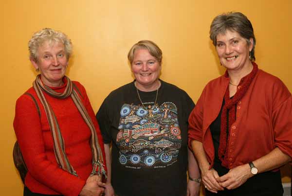 Pictured at the Janis Ian concert in the TF Royal Hotel and Theatre Castlebar, from left: Marianne Heemskerk, Foxford; Felicity Egan, Mulranny and Jane Dunn, Bonniconlon. Photo Michael Donnelly