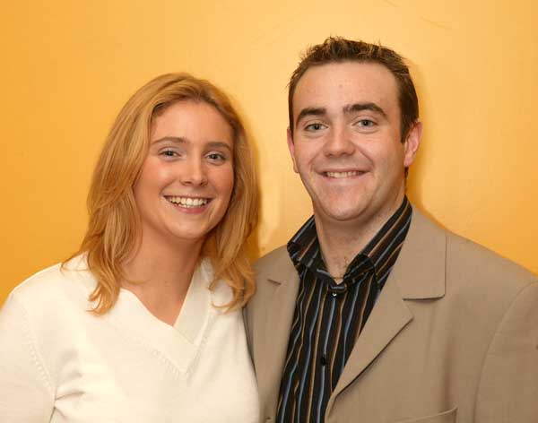 Richcella OHara Aclare Co Sligo and Patrick Feeney, pictured at the MWR Tsunami Relief Concert in the TF Royal Hotel and Theatre Castlebar. Photo Michael Donnelly.